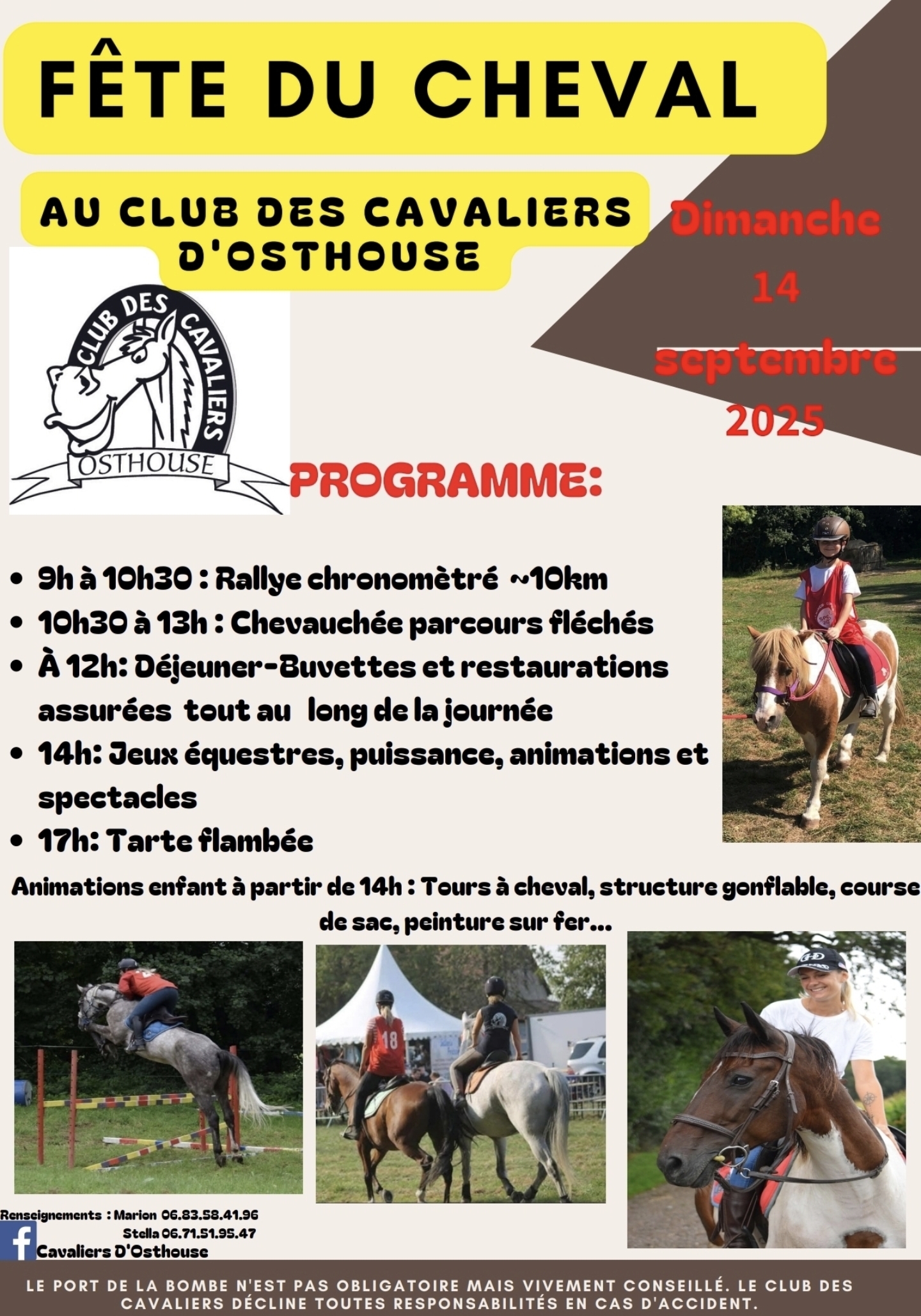 Fête du cheval 14 septembre 2025